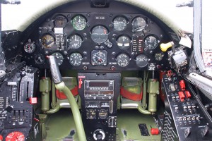 Cockpit Vought F4U Corsair