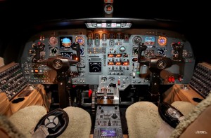 Cockpit of Cessna 560