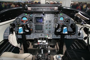 Learjet 23 Cockpit