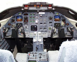 Learjet 31 Cockpit