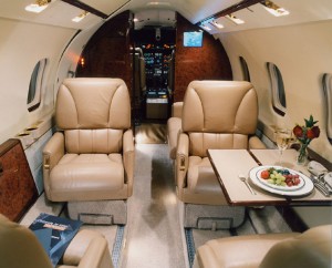 Learjet 55 Interior