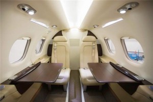 Interior of Embraer Phenom 100 Inside